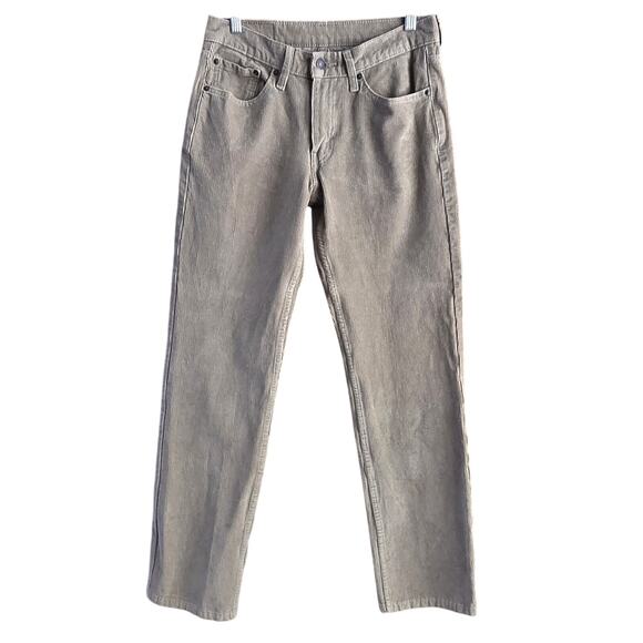 Levis 514 Corduroy Pants Mens 30x32 Tan Chino Modern Straight - Picture 1 of 4